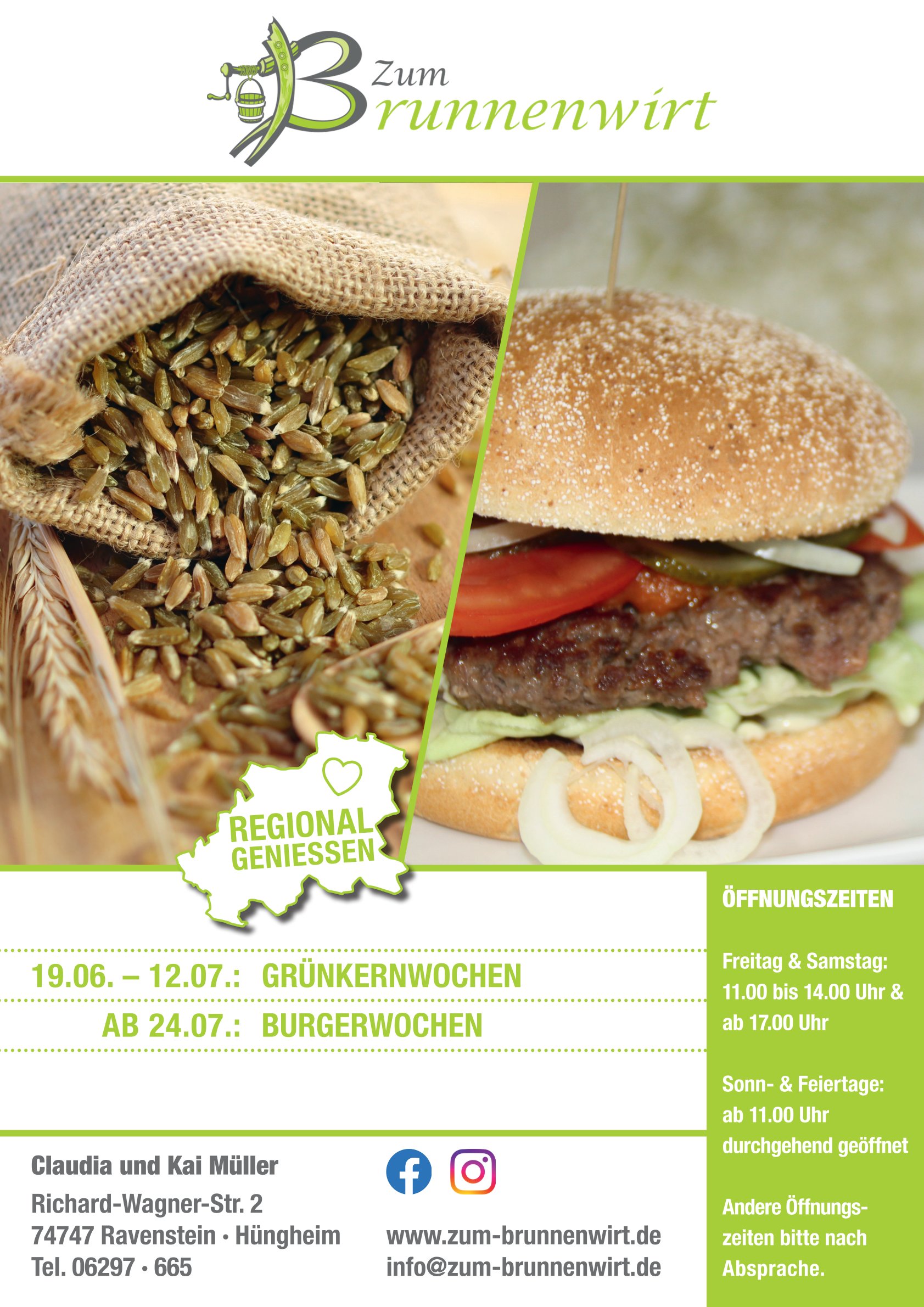 Wildwochen Aktionsflyer